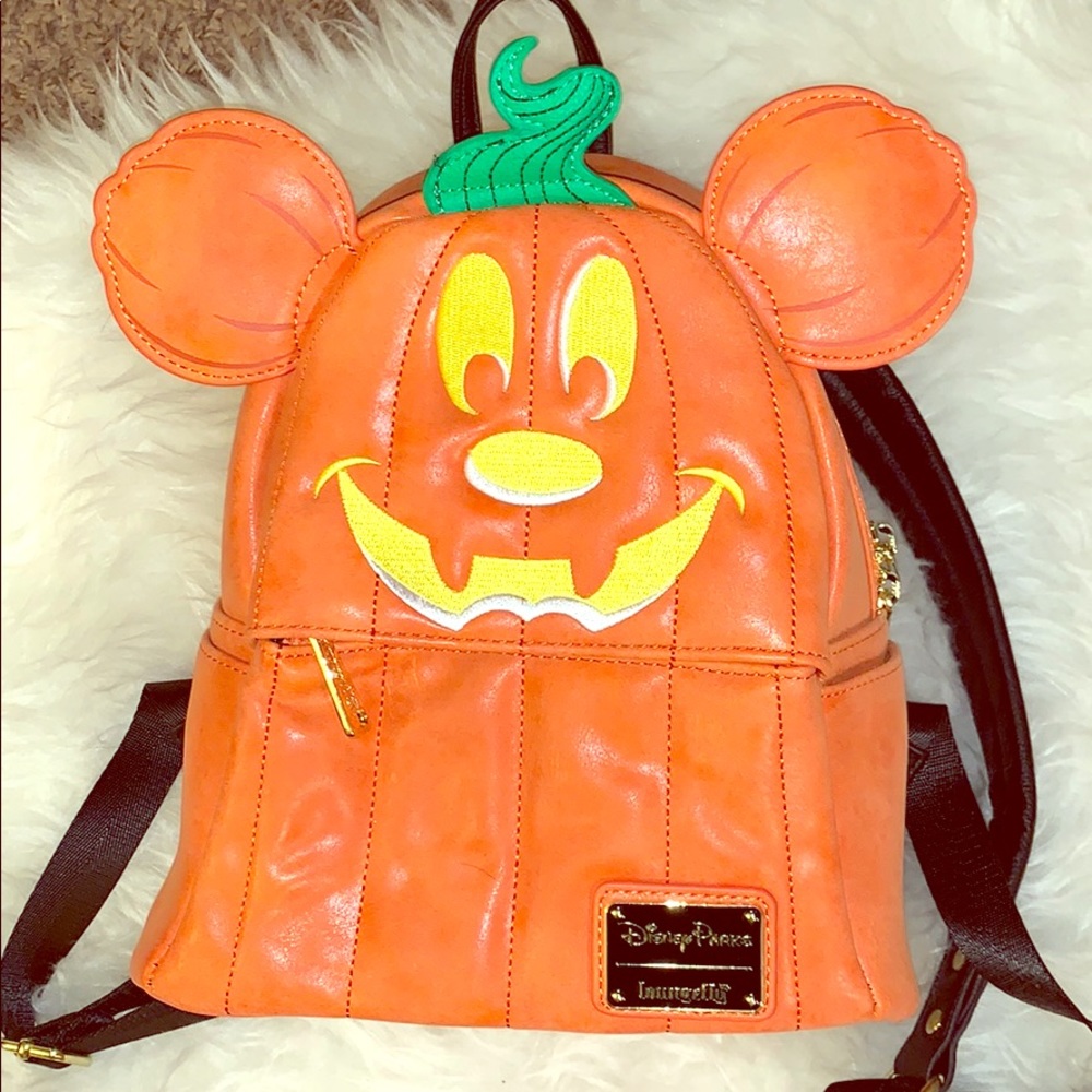 MICKEY PUMPKIN LOUNGEFLY BACKPACK